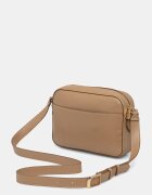 U.S. Polo Assn. чанта crossbody дамска от имитация на кожа MARGARET бежова BEUMF9046WVP