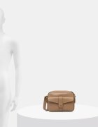 U.S. Polo Assn. чанта crossbody дамска от имитация на кожа MARGARET бежова BEUMF9046WVP