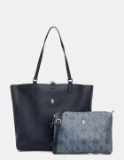 U.S. Polo Assn. Чанта с две лица Malibu в черно BEUM08706WVP