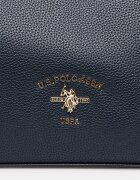 U.S. Polo Assn. чанта тип хобо дамска от имитация на кожа Stanford тъмносиня BIUSS8372WVP