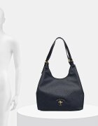 U.S. Polo Assn. чанта тип хобо дамска от имитация на кожа Stanford тъмносиня BIUSS8372WVP