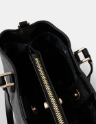 U.S. Polo Assn. чанта tote дамска от имитация на кожа Jones черна BEUJE8662WVP