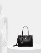 U.S. Polo Assn. чанта tote дамска от имитация на кожа Jones черна BEUJE8662WVP