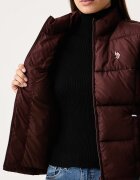 U.S. Polo Assn. елек дамски LIGHTWEIGHT PUFFER GILET кафяв WUP2095
