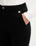 U.S. Polo Assn. панталон чино дамски от памук с еластан Chino черен WUP1018-023
