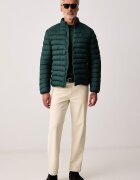 U.S. Polo Assn. пуловер мъжки от памук CLASSIC COTTON CABLE KNIT CREW зелен MUP5410