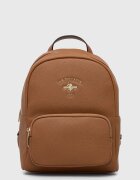 U.S. Polo Assn. Раница Stanford в кафяво малък размер с изчистен дизайн BIUSS6211WVP-521