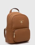 U.S. Polo Assn. Раница Stanford в кафяво малък размер с изчистен дизайн BIUSS6211WVP-521