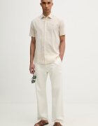 U.S. Polo Assn. сафари риза мъжка с лен LINEN BLEND SS бежова MUP3254-J54