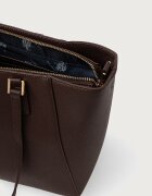 U.S. Polo Assn. шопинг чанта дамска от имитация на кожа Jones кафява BIUJE8908WVP