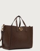 U.S. Polo Assn. шопинг чанта дамска от имитация на кожа MIDDLETON кафява BIU0M8869WVP