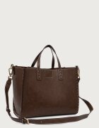 U.S. Polo Assn. шопинг чанта дамска от имитация на кожа MIDDLETON кафява BIU0M8869WVP