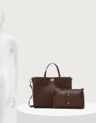 U.S. Polo Assn. шопинг чанта дамска от имитация на кожа MIDDLETON кафява BIU0M8869WVP