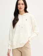 U.S. Polo Assn. суичър с качулка дамски с памук DHM Hoodie бежов WUP2541
