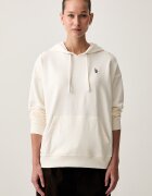 U.S. Polo Assn. суичър с качулка дамски с памук DHM LB бежов WUP1674
