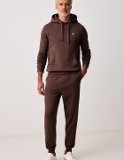 U.S. Polo Assn. суичър с качулка мъжки с памук DHM BB кафяв MUP3529