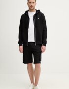 U.S. Polo Assn. Суичър с цип мъжки с памук DHM LB черен MUP4413