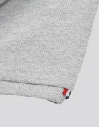 U.S. Polo Assn. тениска с яка за деца от памук сива USP2369
