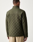 U.S. Polo Assn. яке мъжко DIAMOND QUILTED FUNNEL зелено MUP3790