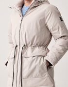 U.S. Polo Assn. яке мъжко SMART LONGLINE PADDED PARKA кафяво MUP5446