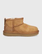 UGG апески за деца от велур CLASSIC ULTRA MINI бежови 1130750T