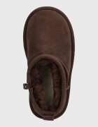 UGG апески за деца от велур CLASSIC ULTRA MINI кафяви 1130750T
