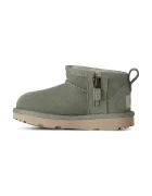 UGG апески за деца от велур CLASSIC ULTRA MINI зелени 1130750T