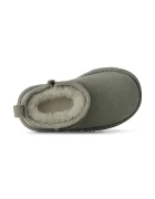 UGG апески за деца от велур CLASSIC ULTRA MINI зелени 1130750T