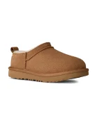 UGG апрески за деца от велур CLASSIC MICRO кафяви 1174410K