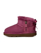UGG апрески за деца от велур ULTRA MINBAILEY BOW бордо 1185920T