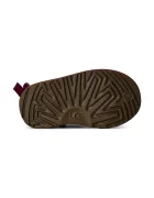 UGG апрески за деца от велур ULTRA MINBAILEY BOW бордо 1185920T