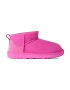 UGG апрески зимни обувки за деца от велур CLASSIC ULTRA MINI розови 1130750K