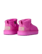 UGG апрески зимни обувки за деца от велур CLASSIC ULTRA MINI розови 1130750T