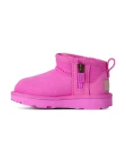 UGG апрески зимни обувки за деца от велур CLASSIC ULTRA MINI розови 1130750T