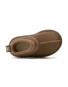 UGG апрески зимни обувки за деца от велур CLASSIC ULTRA STRETCH CUFF кафяви 1157702T