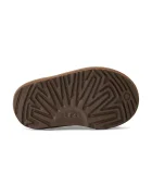 UGG апрески зимни обувки за деца от велур CLASSIC ULTRA STRETCH CUFF кафяви 1157702T