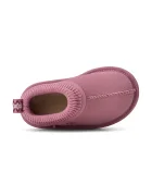 UGG апрески зимни обувки за деца от велур CLASSIC ULTRA STRETCH CUFF розови 1157702T