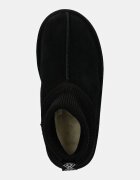 UGG апрески зимни обувки за деца от велур KIDS' CLASSIC ULTRA STRETCH CUFF черни 1157702K