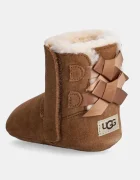 UGG Бебешки велурени обувки BABY BAILEY BOW в кафяво 1157692I