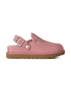 UGG чехли дамски от велур W Goldenstar Evelina Clog розови 1180251.DYR