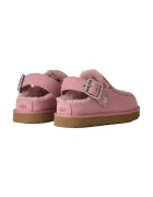 UGG чехли дамски от велур W Goldenstar Evelina Clog розови 1180251.DYR
