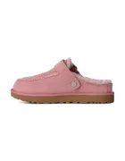 UGG чехли дамски от велур W Goldenstar Evelina Clog розови 1180251.DYR