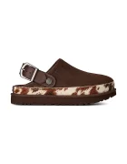 UGG чехли дамски от велур W Goldenstar Western Clog кафяви 1180250.BCDR