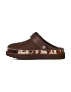 UGG чехли дамски от велур W Goldenstar Western Clog кафяви 1180250.BCDR