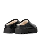 UGG чехли дамски от велур W Uptowner Mule черни 1184493.BLLE