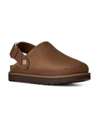 UGG чехли сабо дамски от набук W Goldenstar Villa Clog кафяви 1169590.DKC