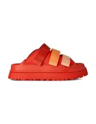 UGG Чехли W Goldenglow Slide в червено с платформа 1167430.RDPP