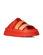 UGG Чехли W Goldenglow Slide в червено с платформа 1167430.RDPP
