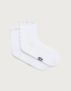 UGG чорапи дамски с памук KARSYN бели 1175251