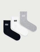UGG чорапи дамски с памук QUINLIN 3 броя черни 1181412